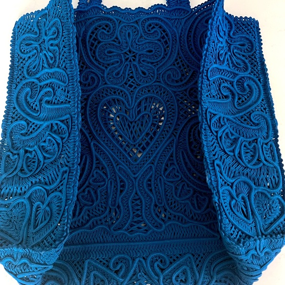 DOLCE & GABANNA Large Cordonetto Lace Beatrice Shopper NWOT ~ Tags and dustbag - Picture 6 of 12